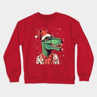 Christmas T-Rex Crewneck Sweatshirt